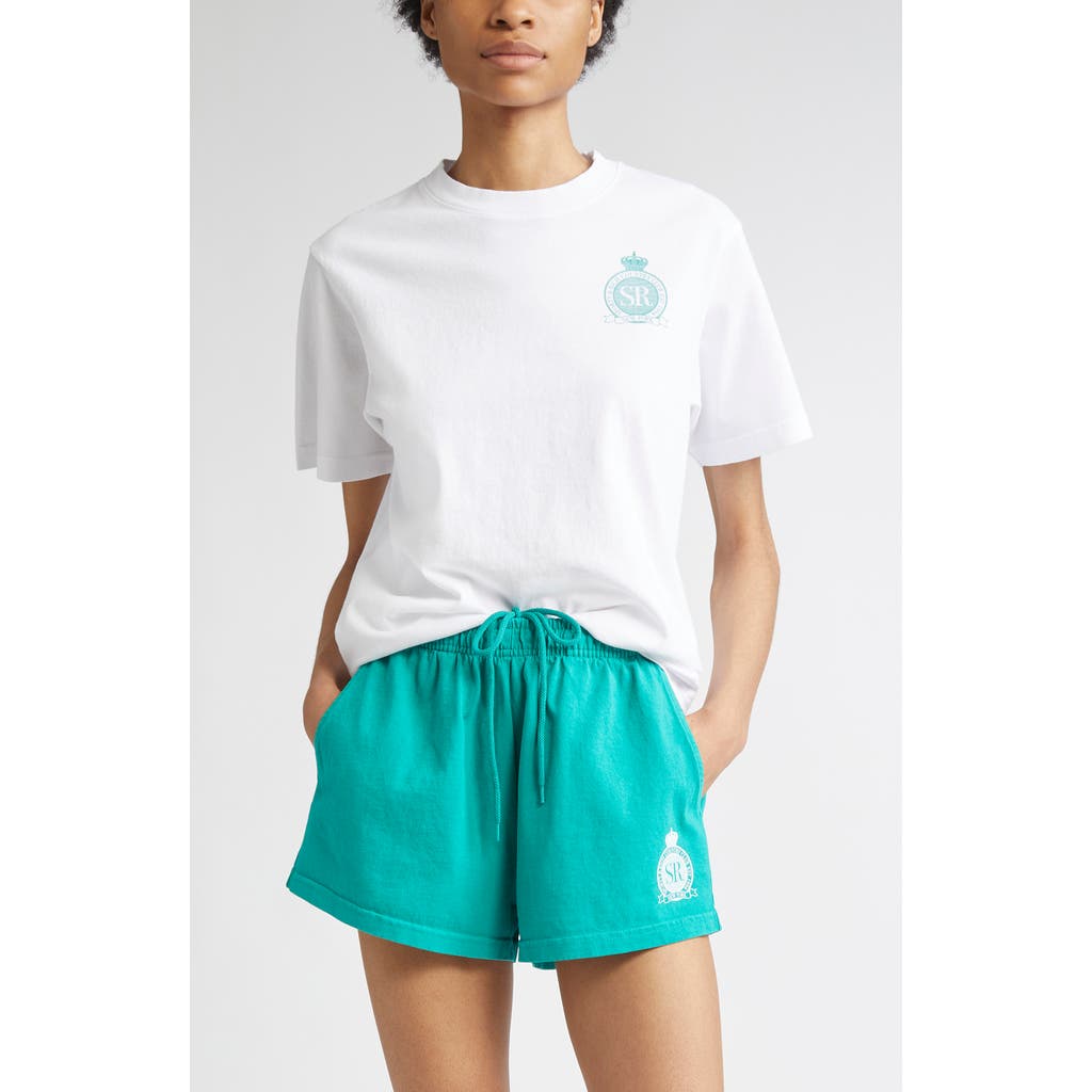 Sporty And Rich Sporty & Rich Royal Club Graphic T-shirt In White