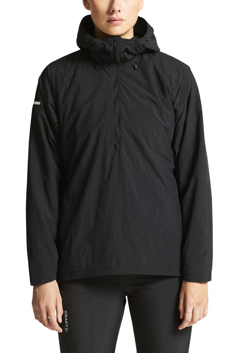 Craft SubZ Half Zip Hooded Pullover, Main, color, Black