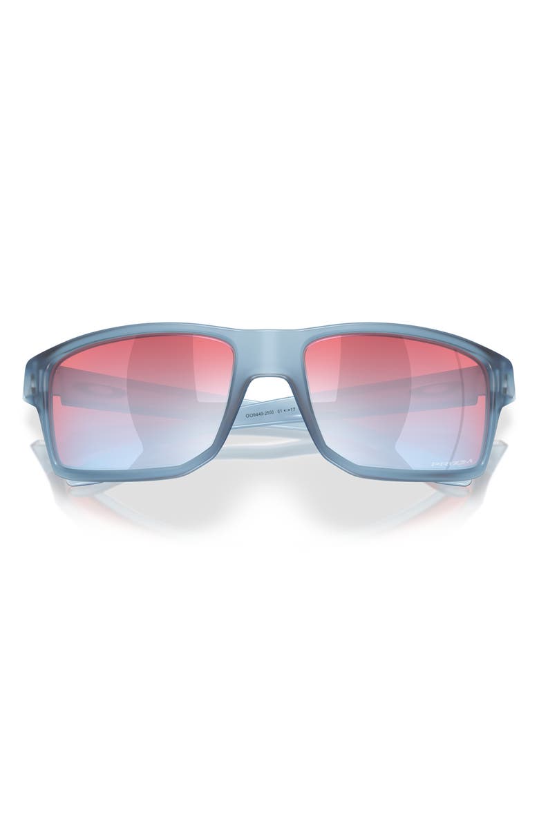 Oakley Gibston 61mm Prizm<sup>™</sup> Polarized Wrap Sunglasses, Alternate, color, 