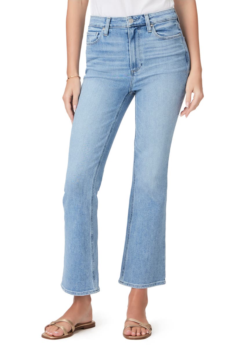 PAIGE Claudine Cropped Flare Leg Jeans, Main, color,