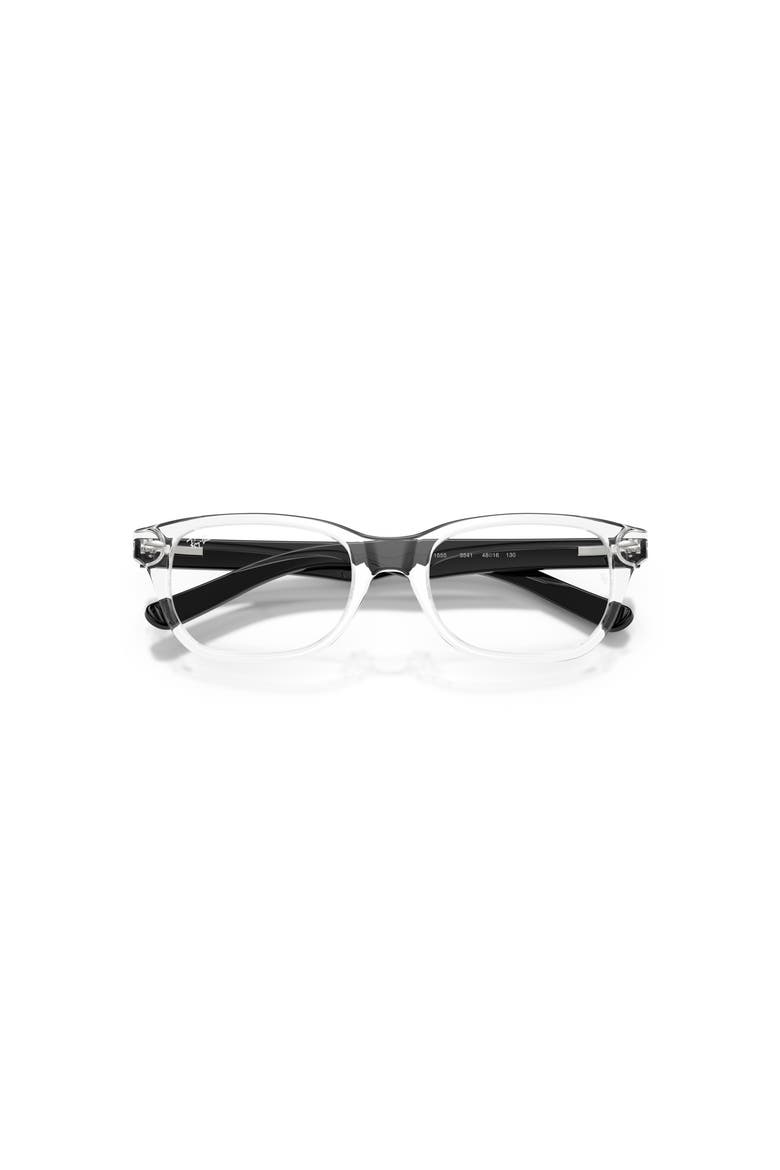 48mm Square optical glasses, Alternate, color, Transparent