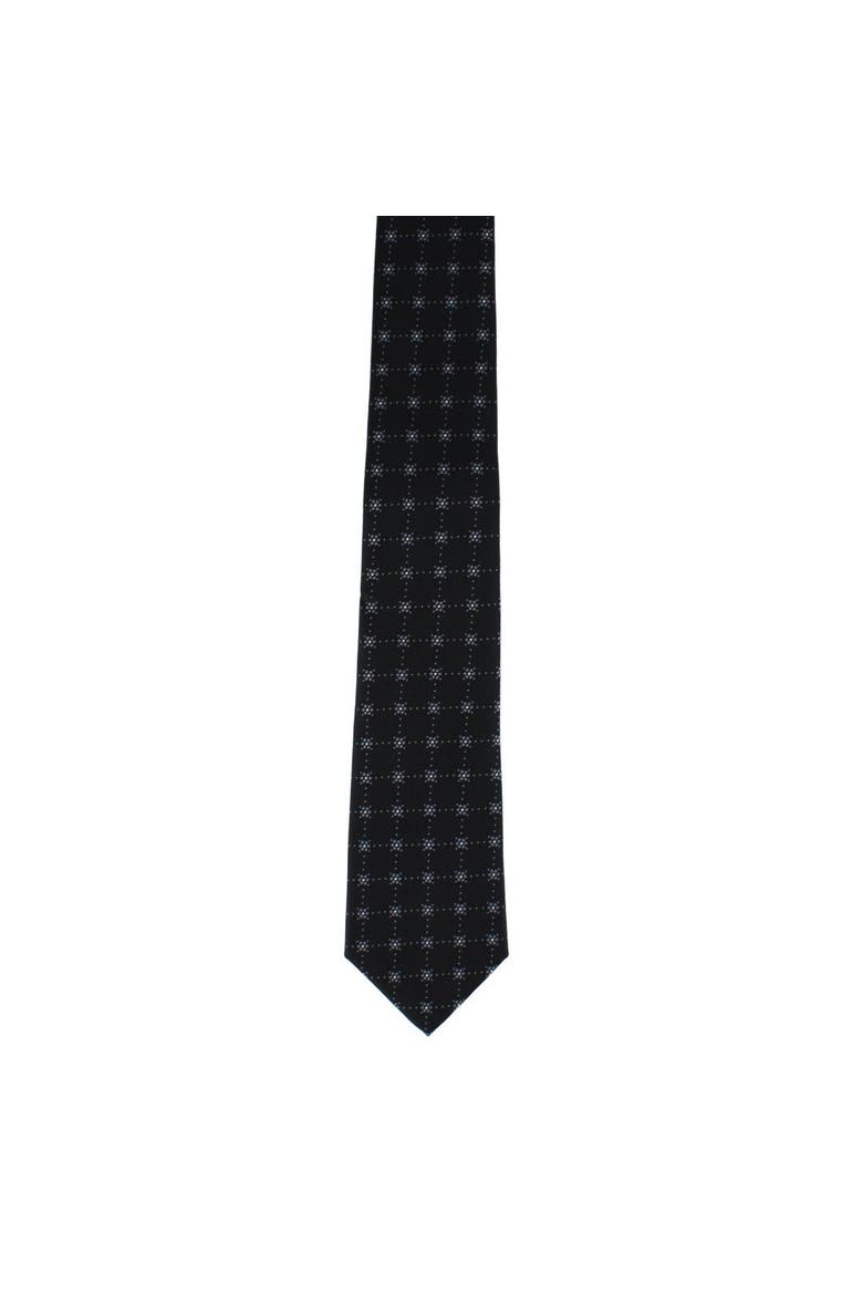 Flower Diamonds Necktie, Alternate, color, Black