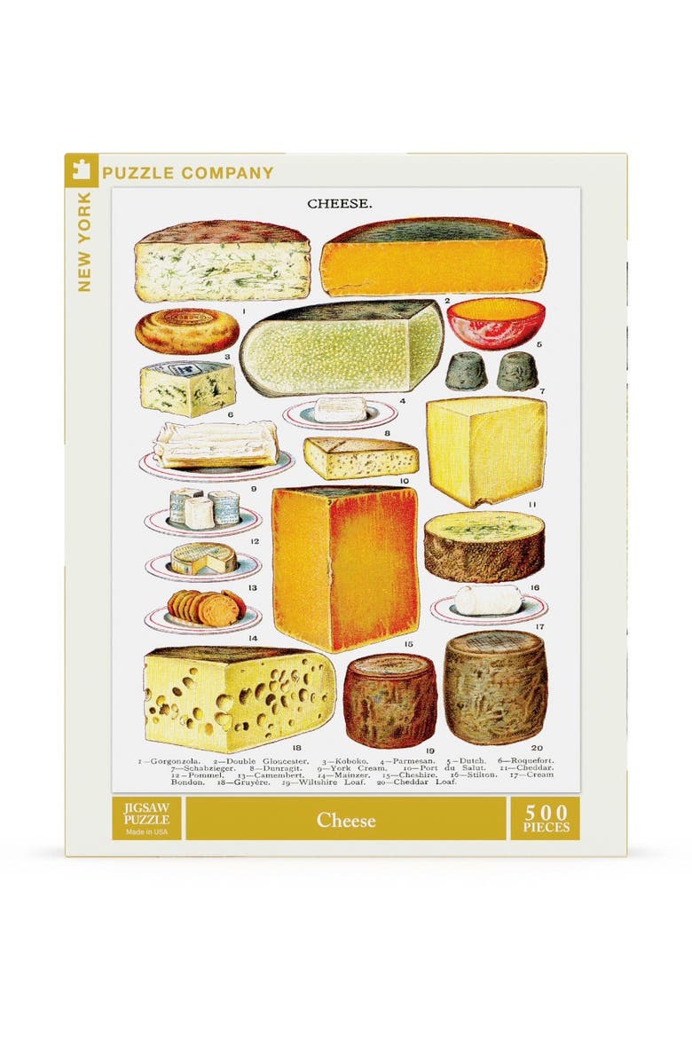 Cheese 500 Piece Puzzle, Main, color, No Color