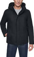 Cole Haan Signature Hooded Wool Blend Field Coat