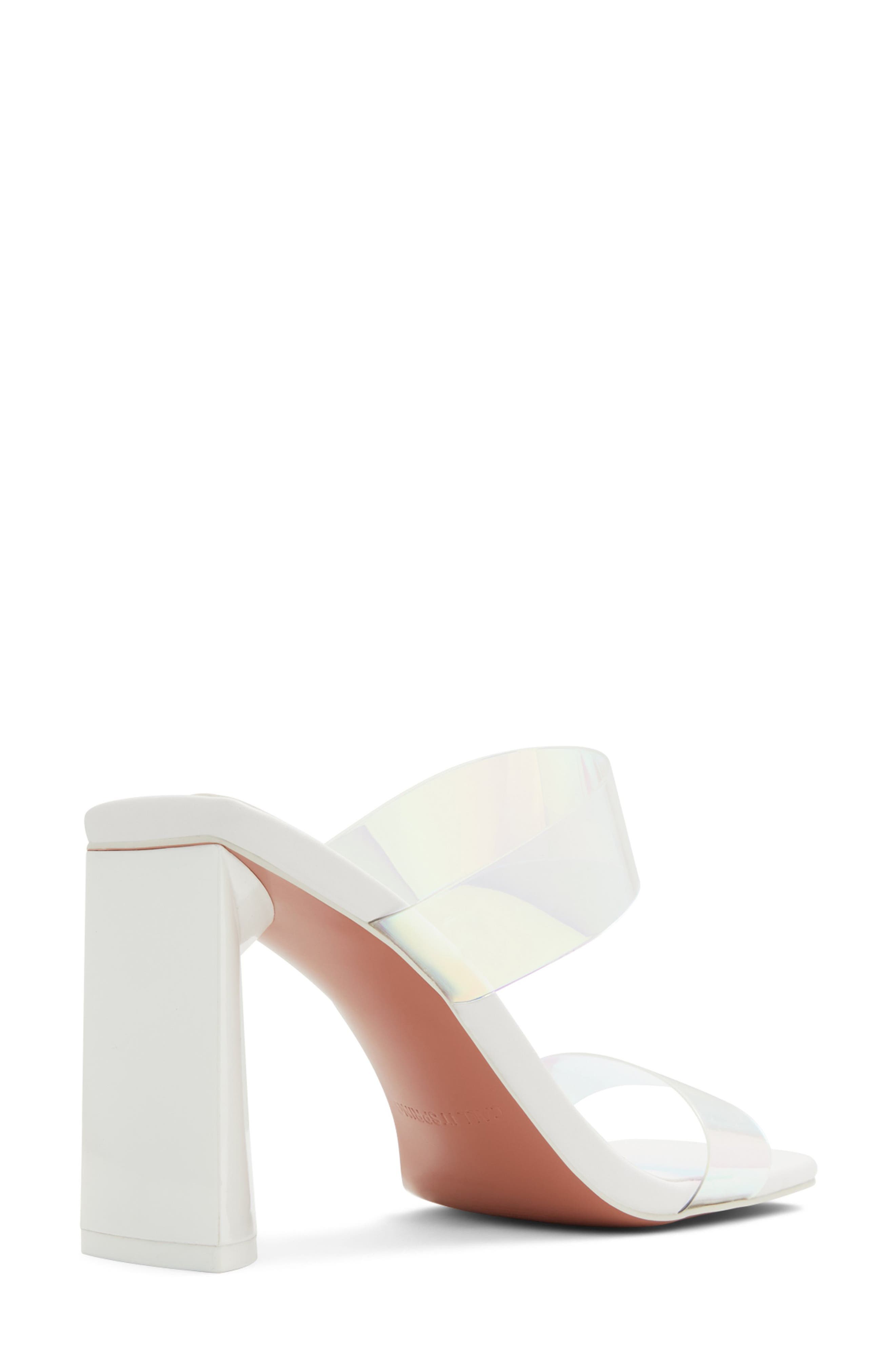 Call It Spring By Aldo Fearless Strappy Clear Sandal, Alternate, color, 