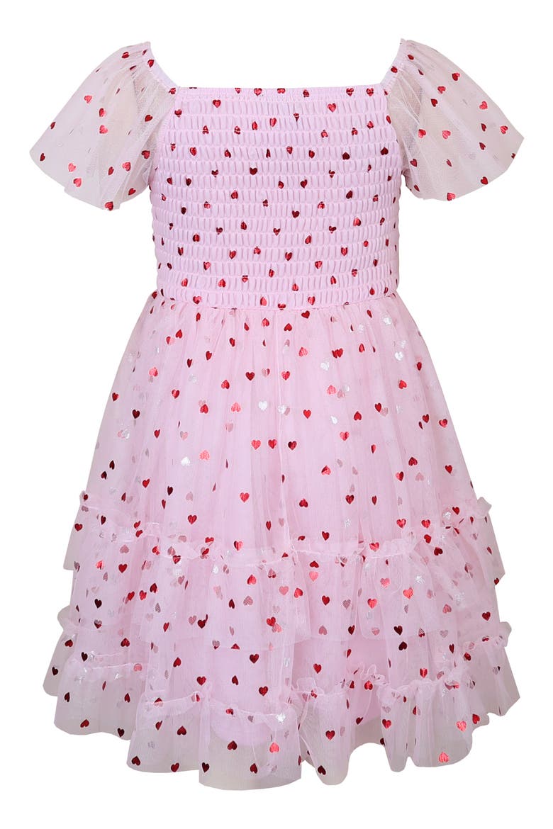 Kids' Heart Mesh Tiered Dress (Women) | Nordstromrack