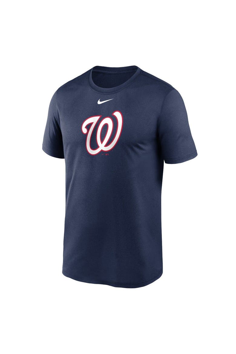 Men's Nike Navy Washington Nationals New Legend Logo T-Shirt, Alternate, color, Navy