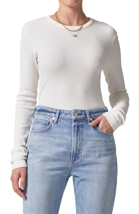 Bina Rib Crewneck Sweater