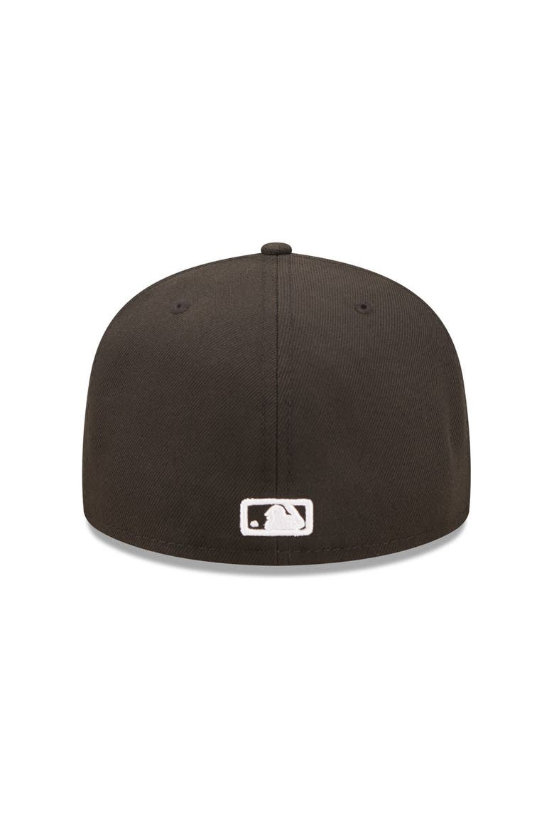 Men's New Era Black Houston Astros Team Logo 59FIFTY Fitted Hat, Alternate, color, Black