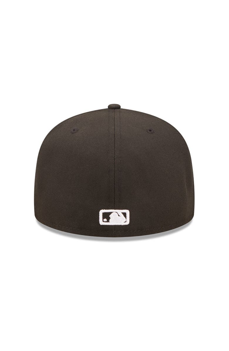 New Era Men's New Era Black Houston Astros Team Logo 59FIFTY Fitted Hat, Alternate, color,