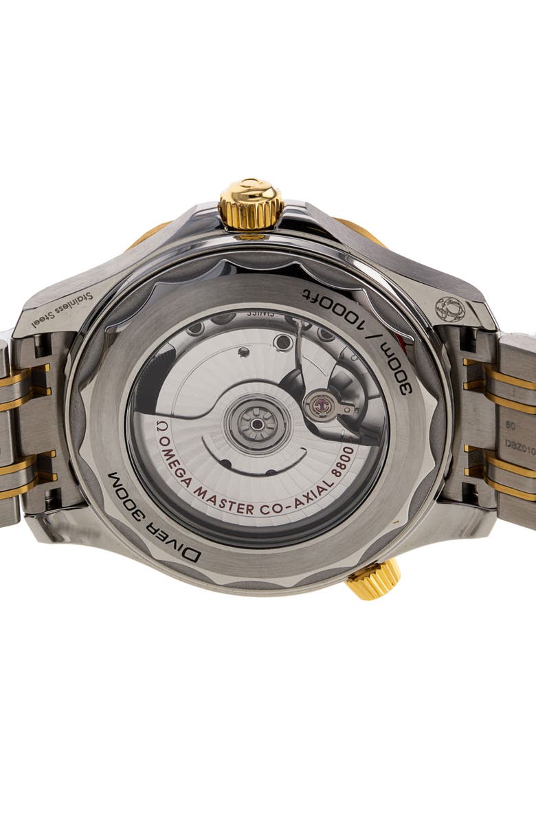 Watchfinder & Co. Omega Preowned 2019 Seamaster Diver 300m Bracelet Watch, 42mm, Alternate, color, 