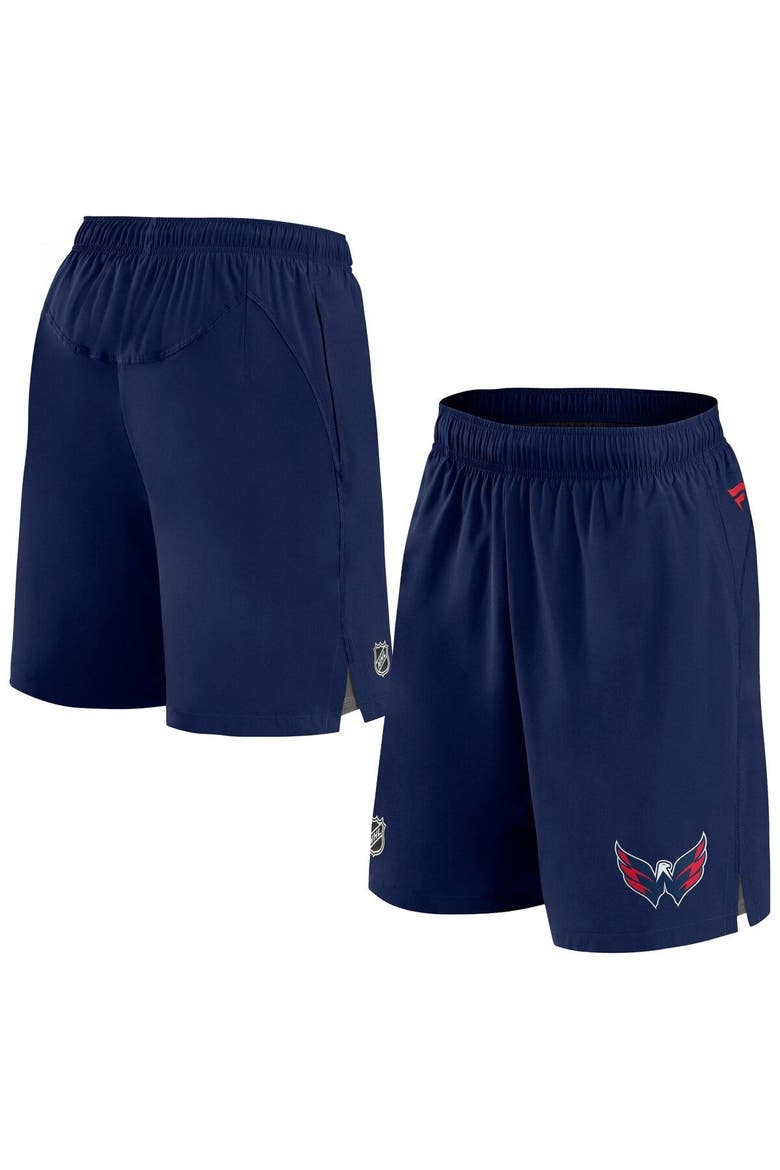Men's Fanatics Branded Navy Washington Capitals Authentic Pro Rink Shorts, Main, color, Navy