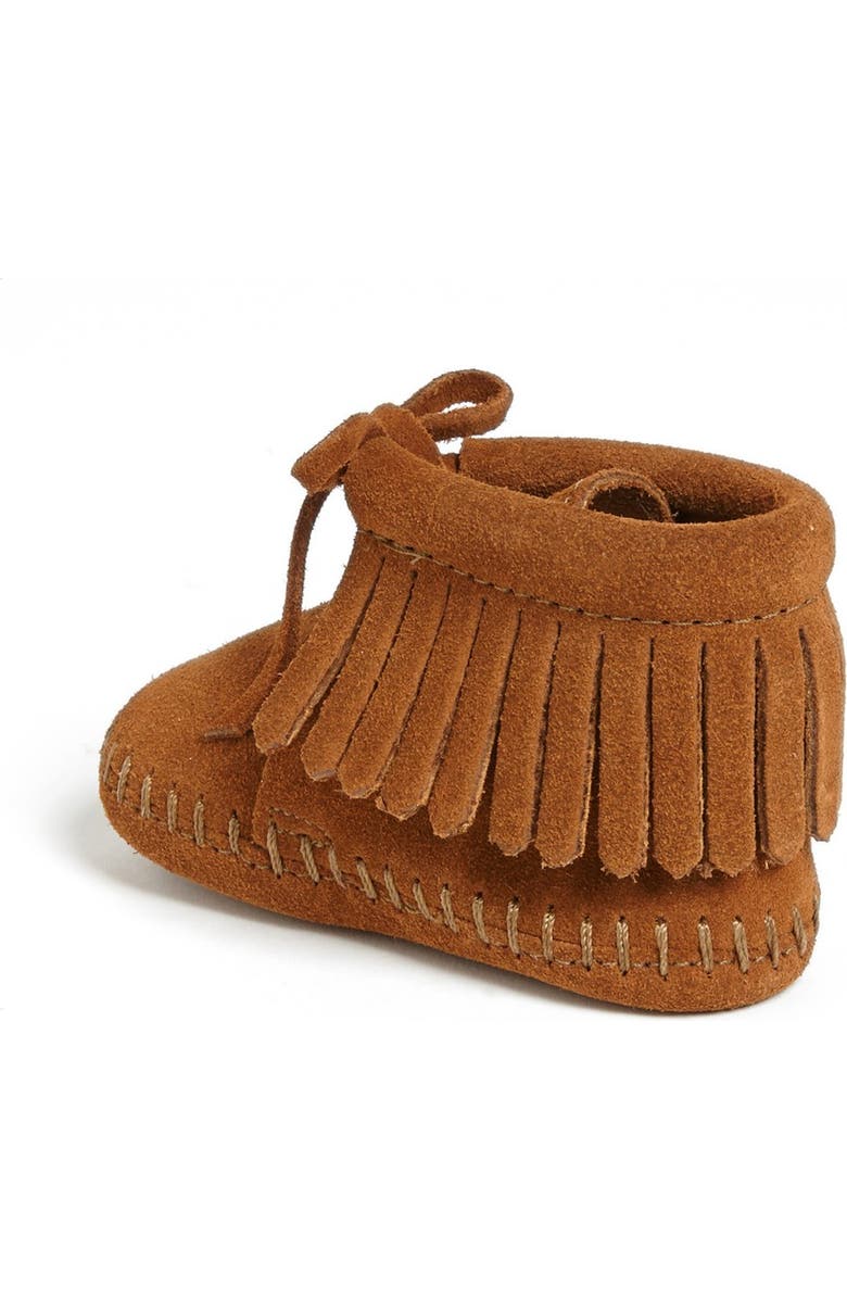 Minnetonka Fringe Bootie, Alternate, color,