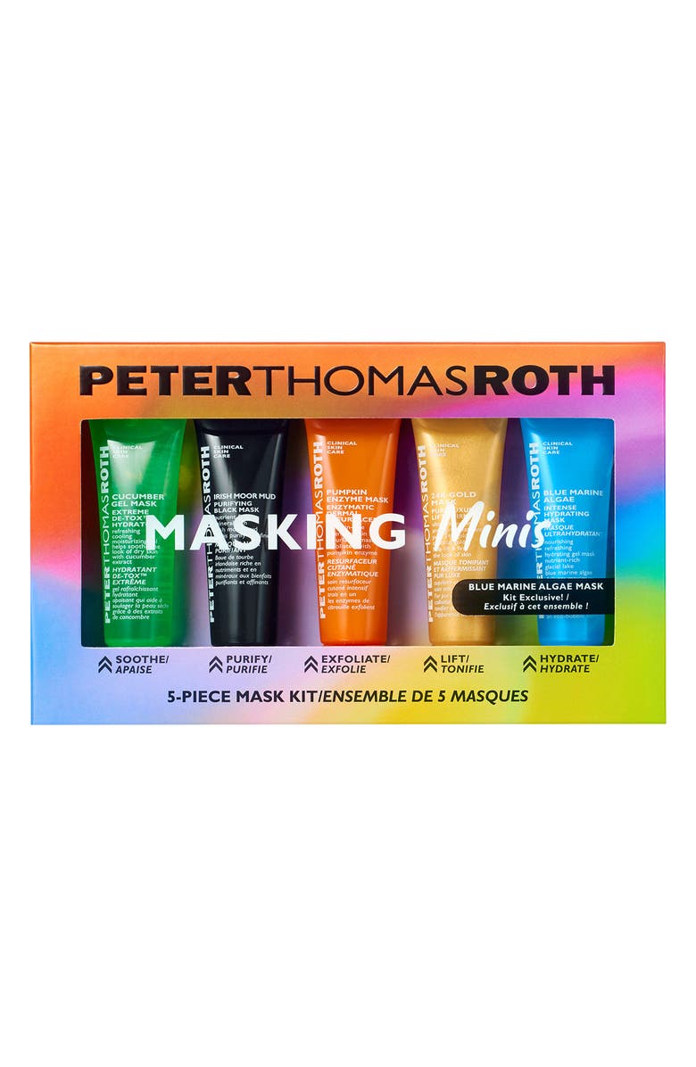 Peter Thomas Roth Masking Minis Set of 5 Masks USD $35 Value, Alternate, color, 