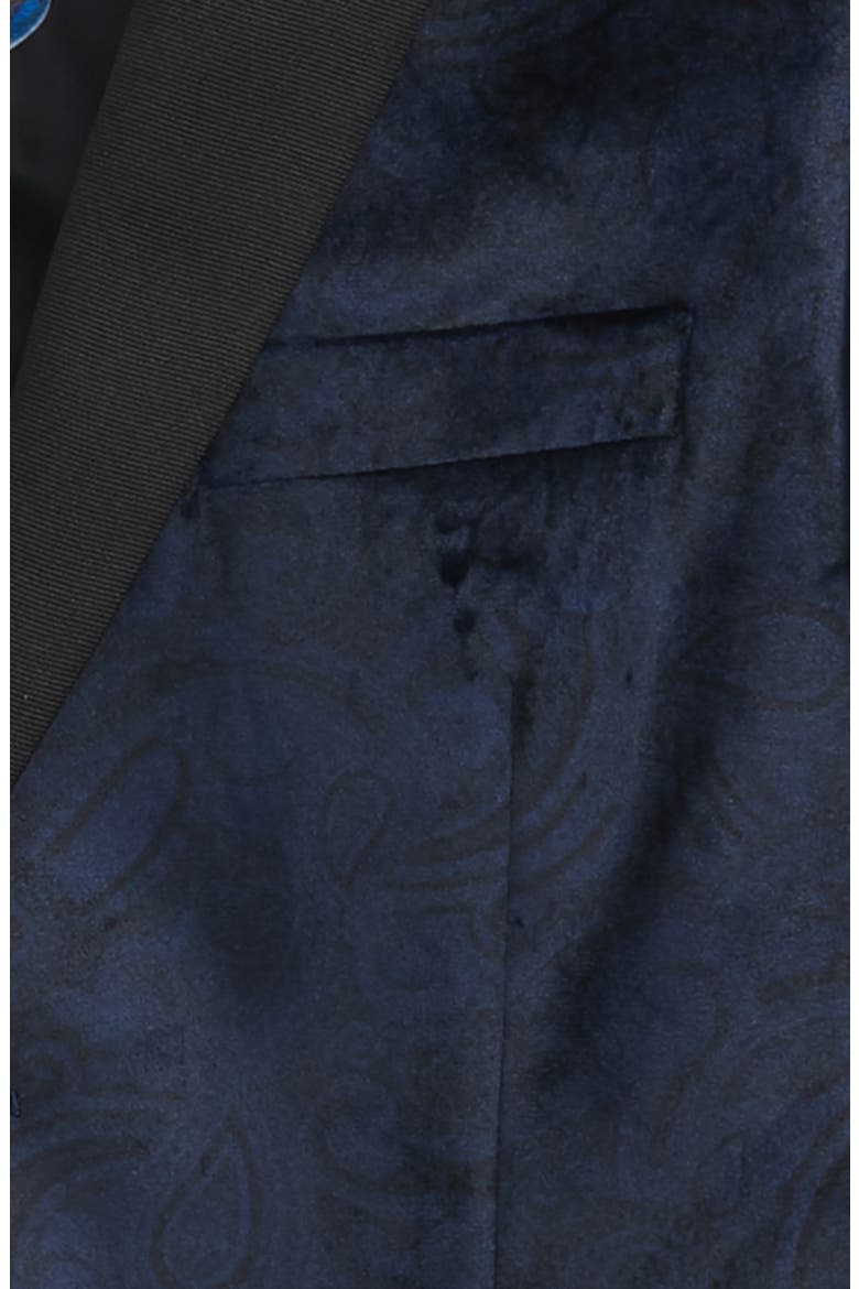 Paisley Blazer, Alternate, color, NAVY