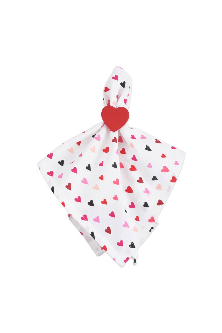 Confetti Hearts Print Napkin Set/6, Alternate, color, Confetti Hearts