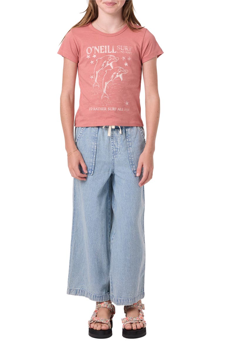 O
Neill Kids
 Willa Cotton Graphic T-Shirt, Alternate, color, Canyon Rose