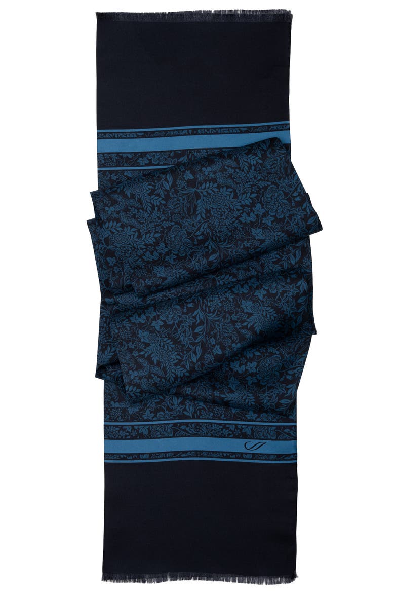 Rapallo - Silk Scarf for Men, Alternate, color, Midnight Blue