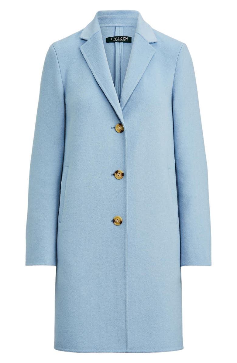 Lauren Ralph Lauren Double Face Wool Blend Reefer Coat, Alternate, color, 