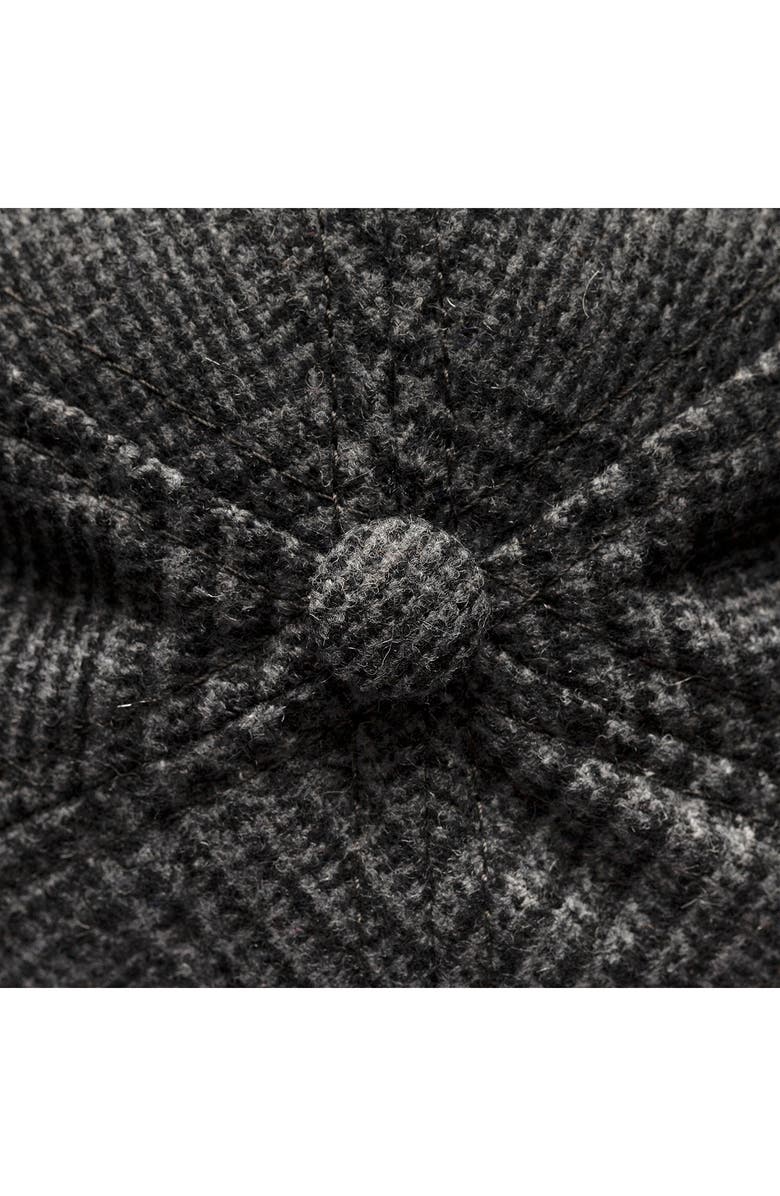 Eton Houndstooth Wool Blend Baseball Cap, Alternate, color,