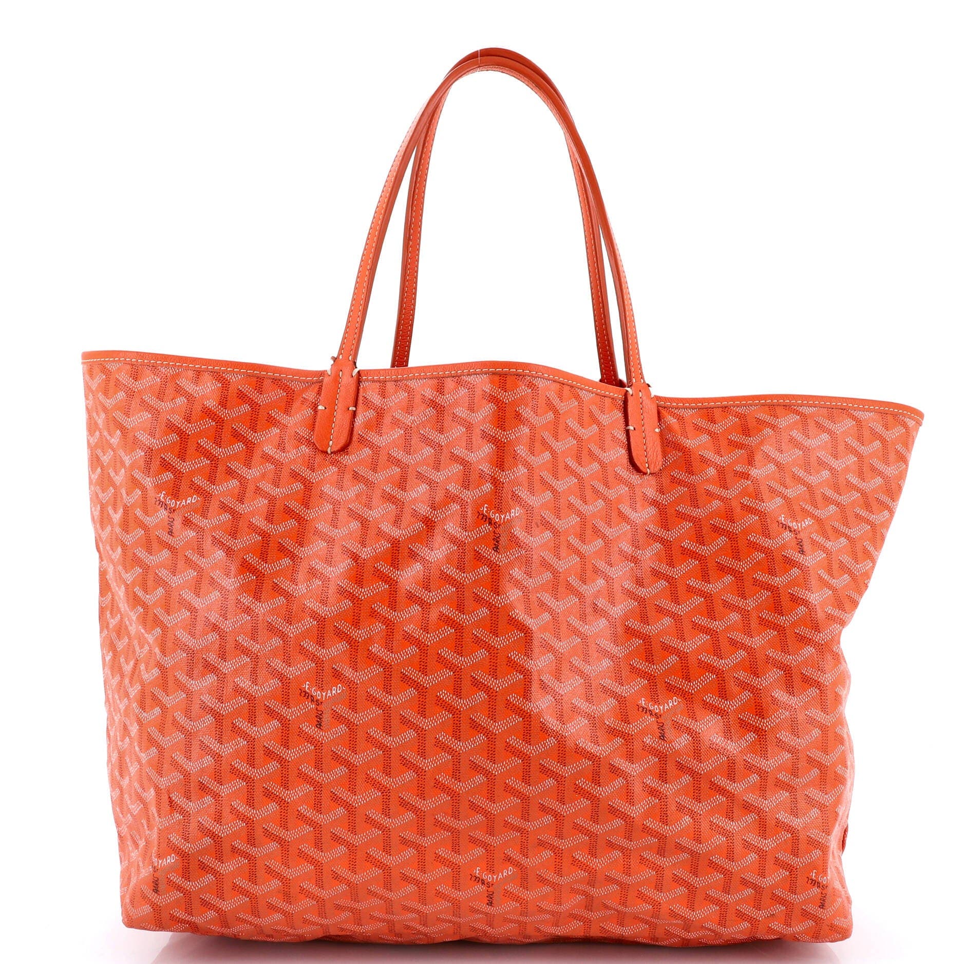 Pre-Owned Goyard Saint Louis Tote Coated Canvas GM, Main, color, 