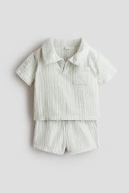 H&M 2-piece Cotton Muslin Set