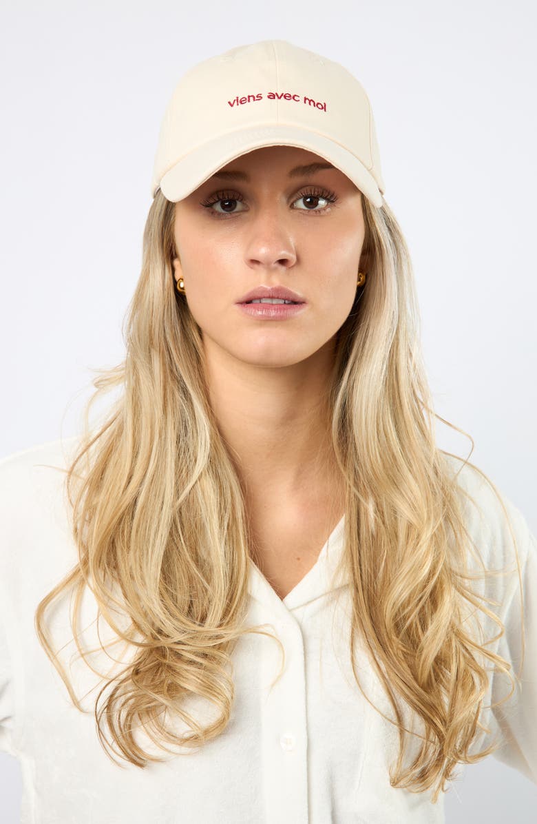 Viens Avec Moi Ball Cap, Alternate, color,