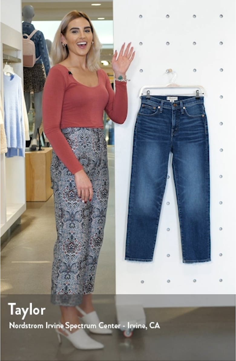 Mid Rise Classic Straight Jeans, sales video thumbnail