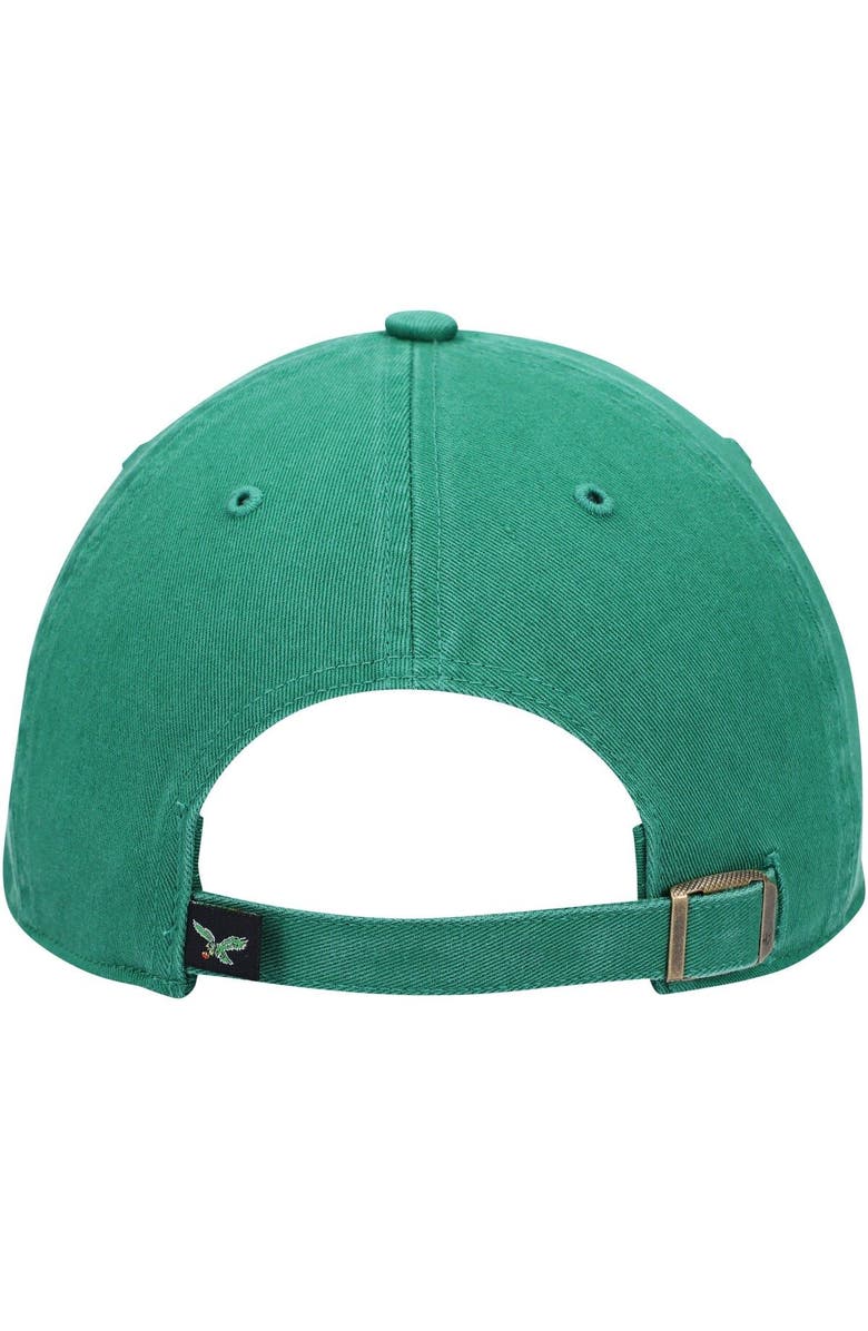 '47 Men's '47 Kelly Green Philadelphia Eagles Clean Up Legacy Adjustable Hat, Alternate, color, 