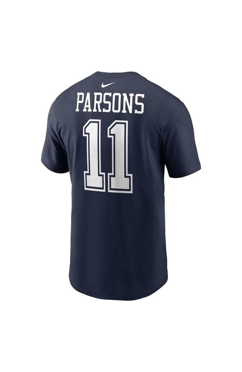 Nike Men's Nike Micah Parsons Navy Dallas Cowboys Player Name & Number T-Shirt, Alternate, color, 