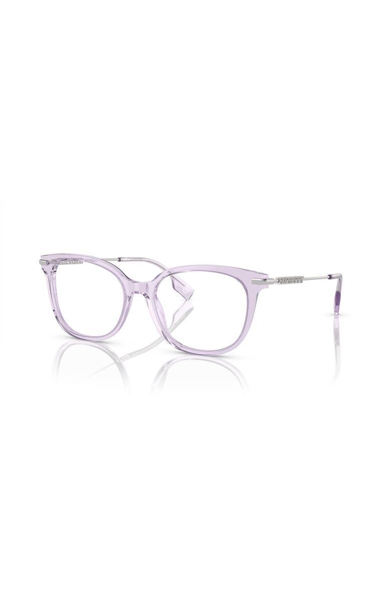 Burberry 51mm Square optical glasses, Main, color, Violet