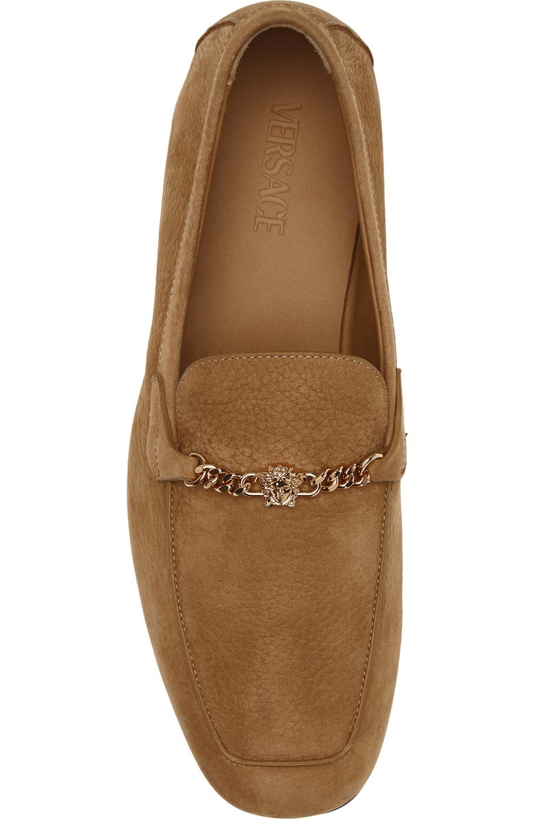 Versace Medusa Chain Loafer, Alternate, color, Rubber-Versace Gold