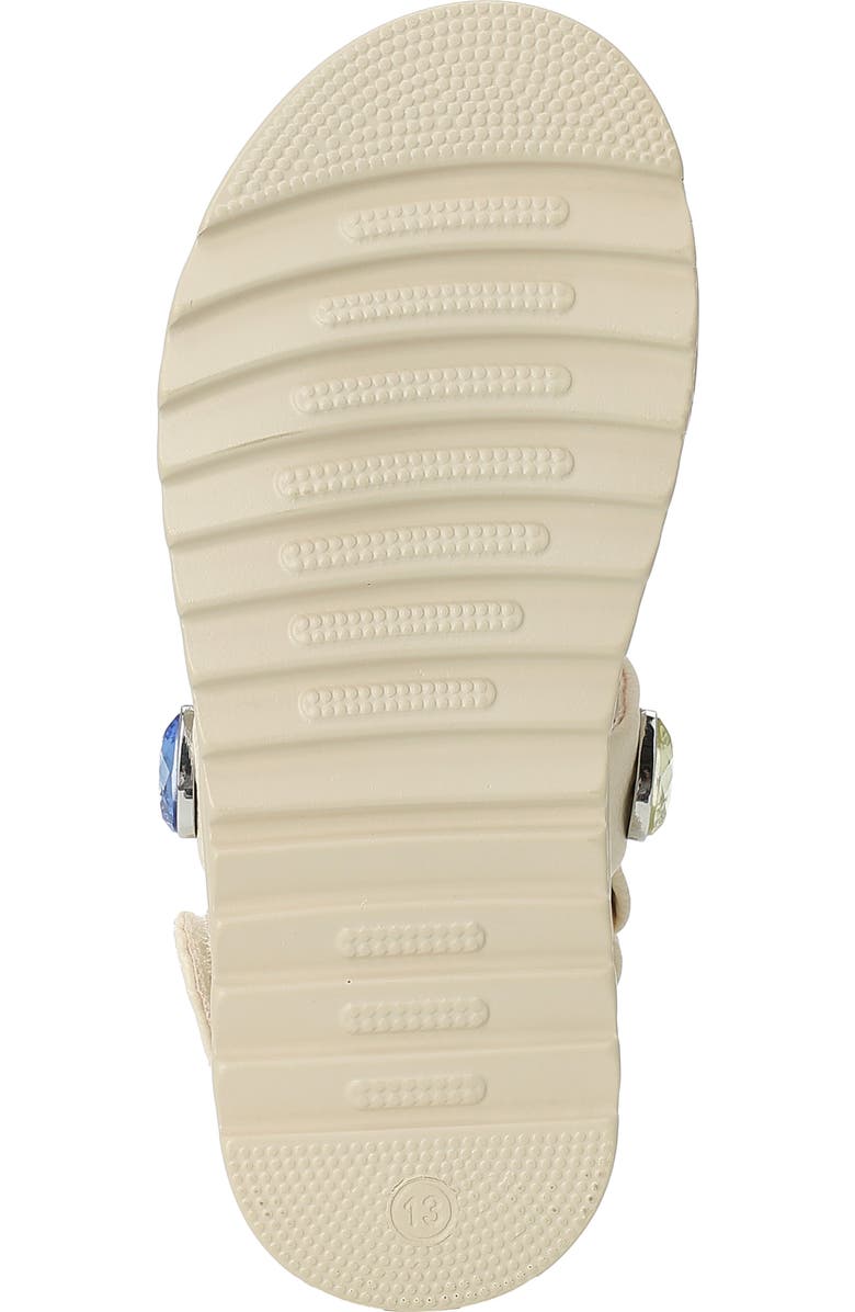 Kurt Geiger London Kids' Mini Orson Heart Slingback Sandal, Alternate, color, Bone