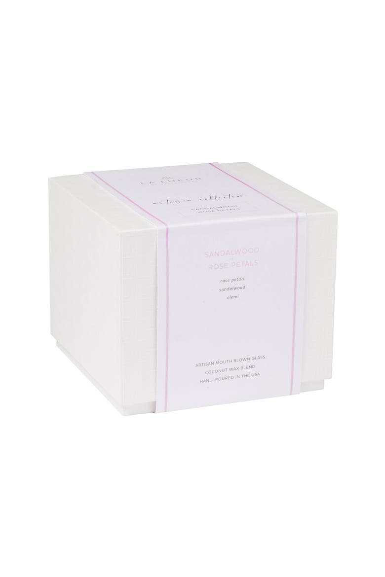 Sandalwood + Rose Petals Candle, Alternate, color, 3-wick | 130 hrs