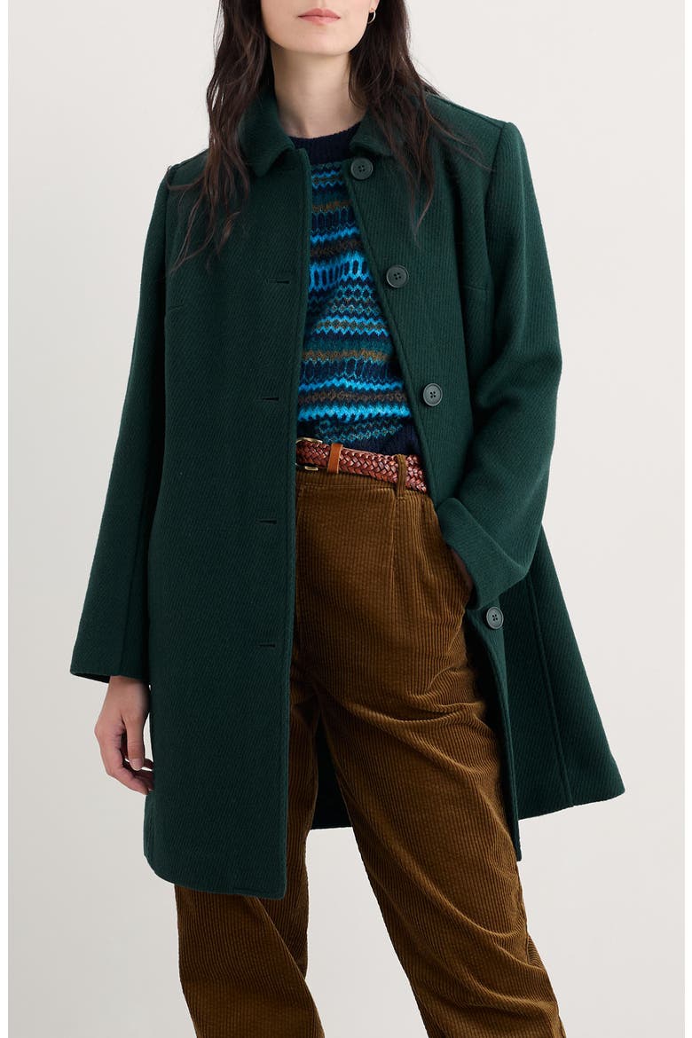 Wood Cabin Coat, Main, color, VERTE