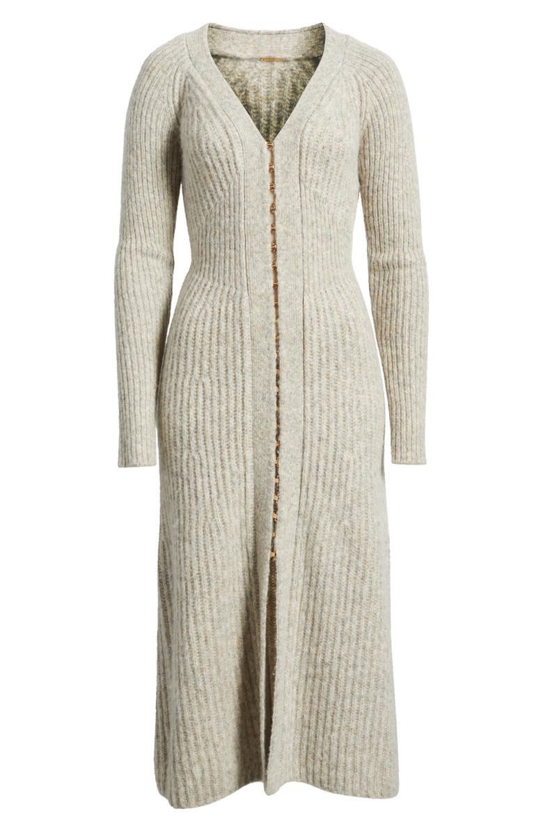 Cult Gaia Bessiana Wool Blend Long Sleeve Sweater Dress, Alternate, color, 