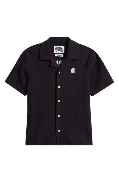 Kids' BB Champions Cotton Seersucker Camp Shirt
