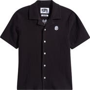 Billionaire Boys Club Kids' BB Champions Cotton Seersucker Camp Shirt