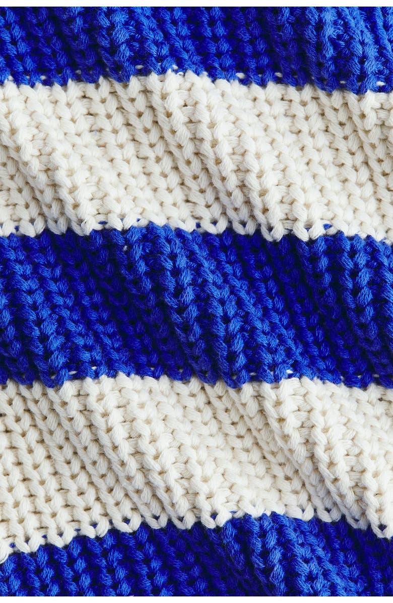 H&M Rib-knit Cotton Jumper, Alternate, color, Blue/White