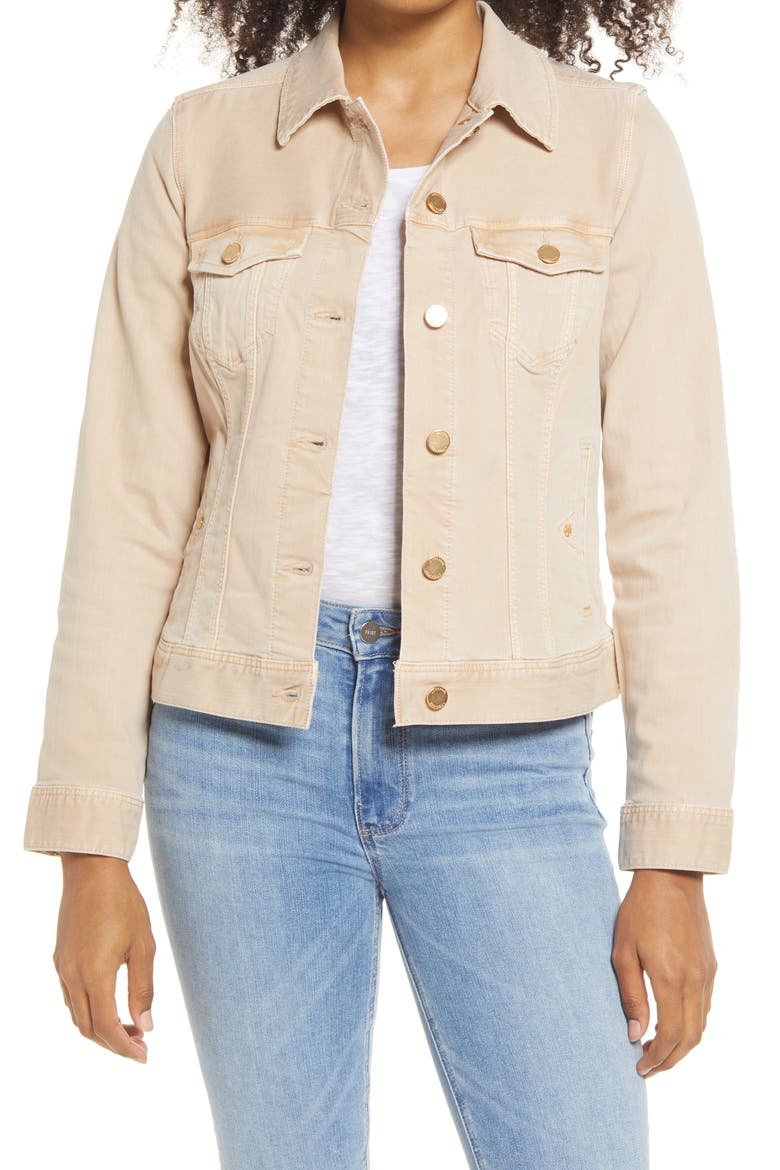 Liverpool Denim Trucker Jacket, Main, color, PANAMA TAN