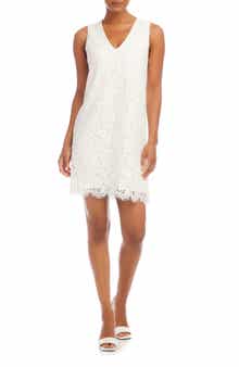 Karen Kane Sleeveless Lace Shift Dress