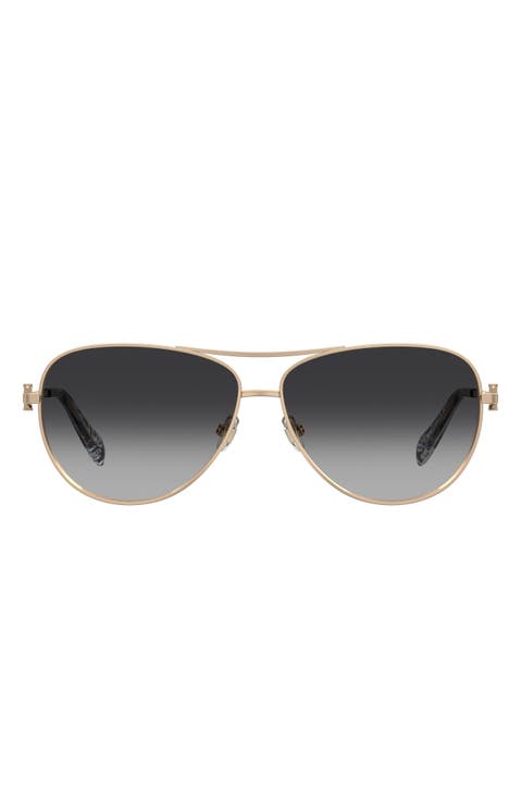melly 60mm gradient pilot sunglasses