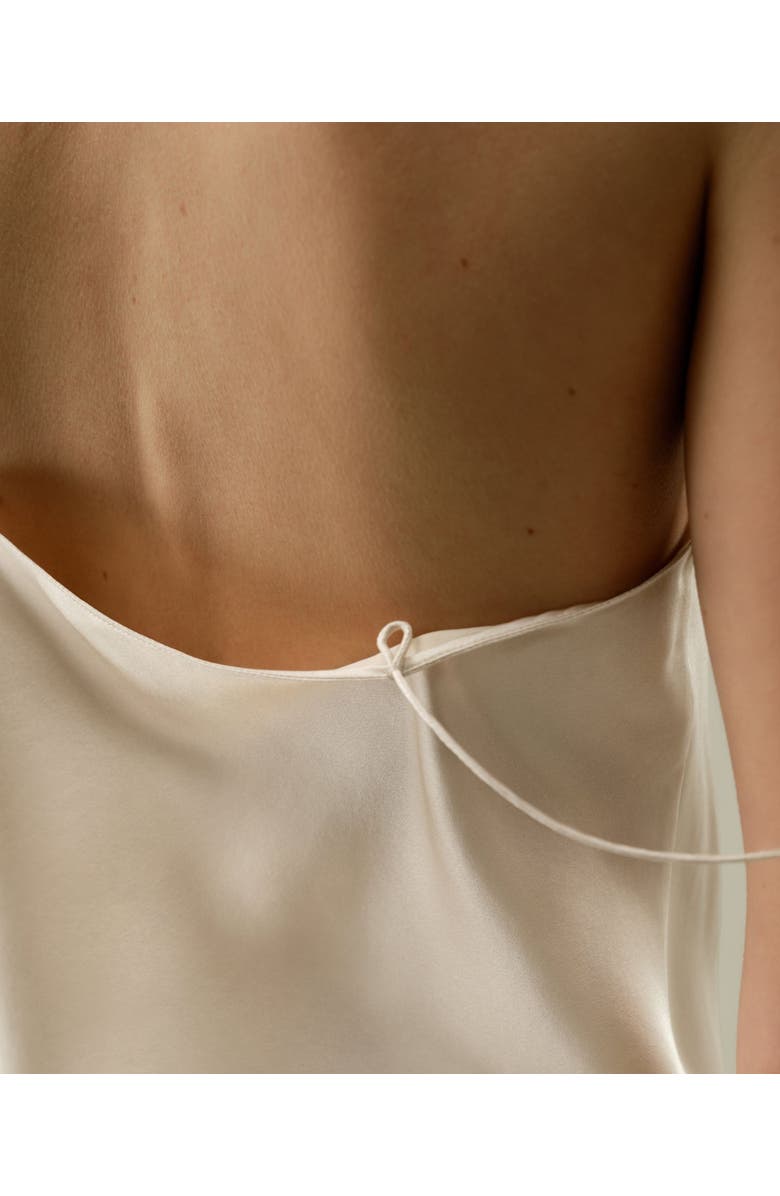 Lilysilk Chic Minimal Silk Cami, Alternate, color, Gravel Gold