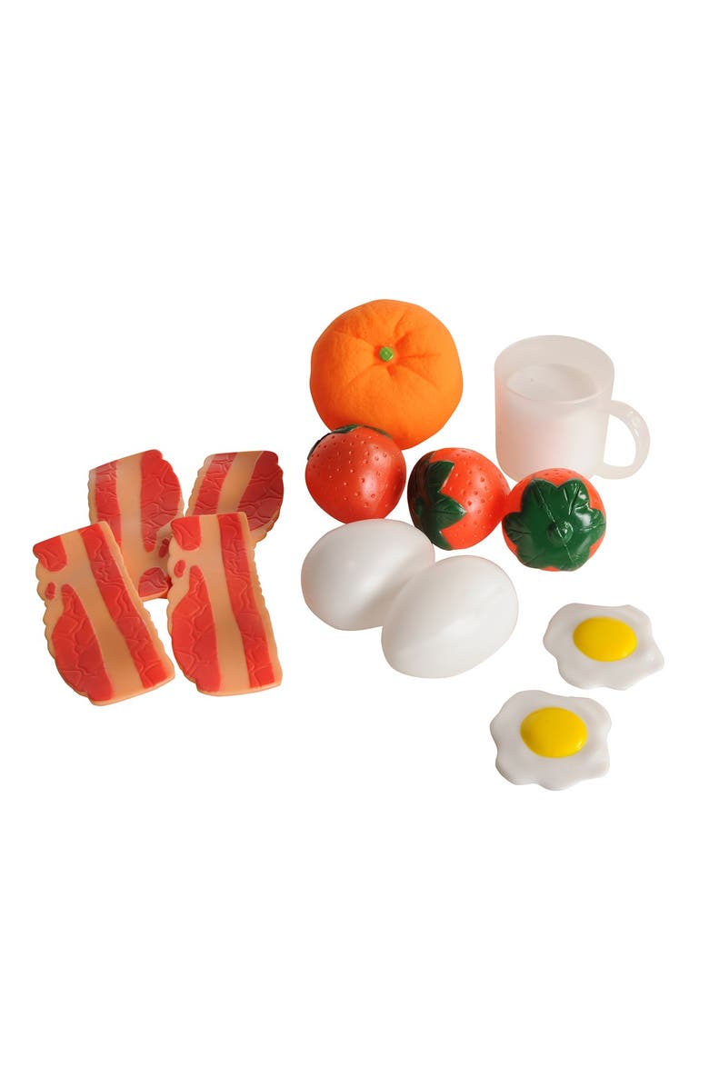 Kaplan Early Learning Company Life-size Pretend Play Breakfast Meal Set - 24 Pieces, Alternate, color, Multicolored