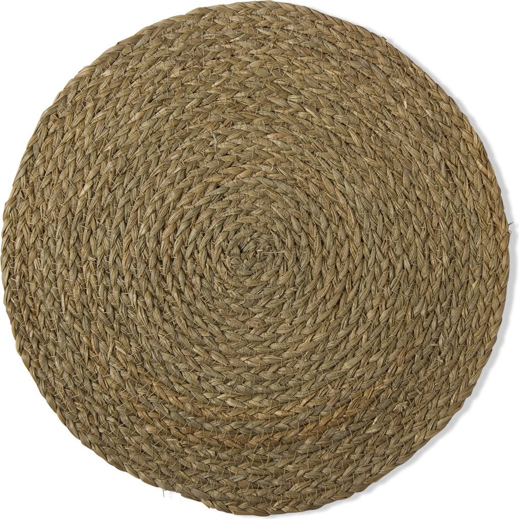 Tag Natural Braided Grass Placemat Eco Friendly Spring Decor In Brown
