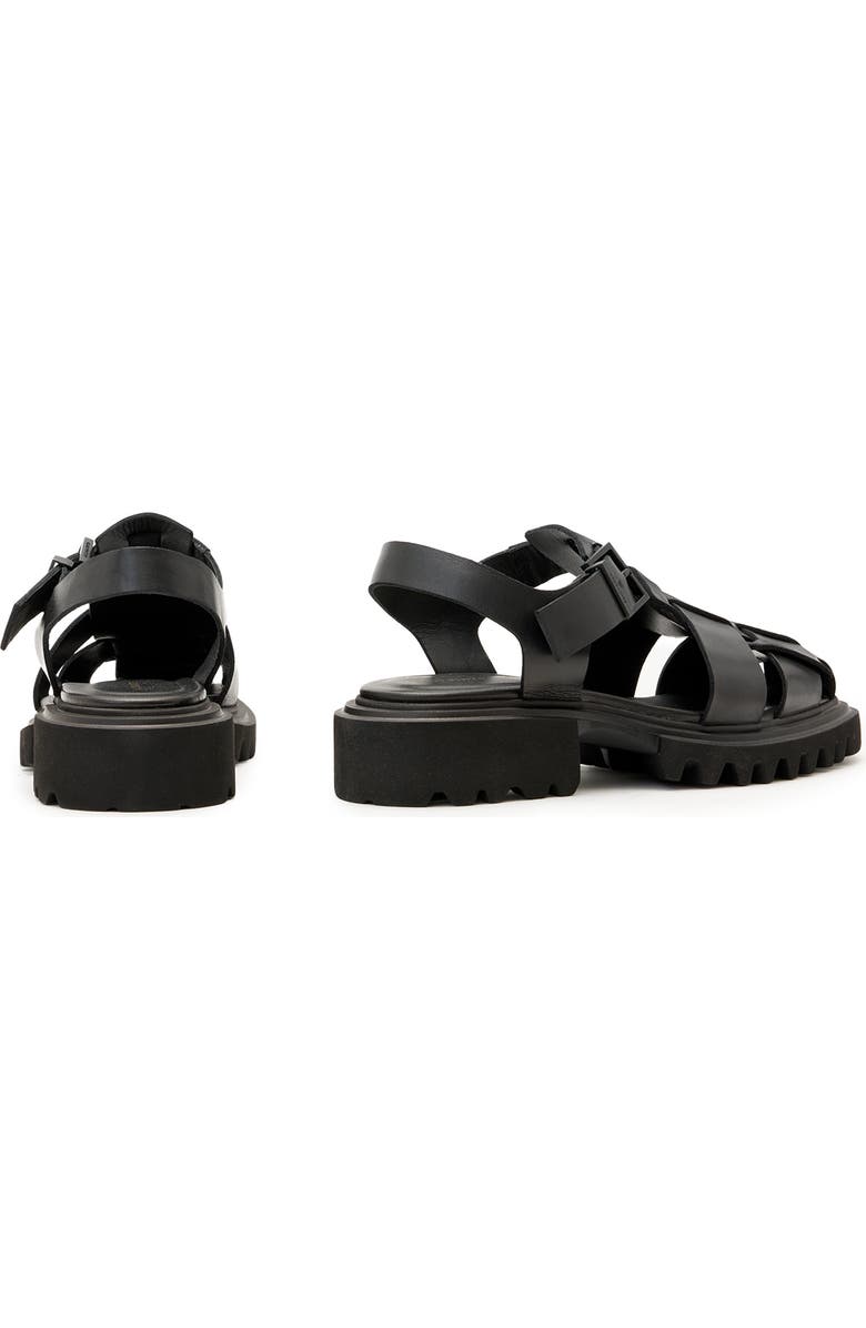 AllSaints Tess Lug Sole Fisherman Sandal, Alternate, color,