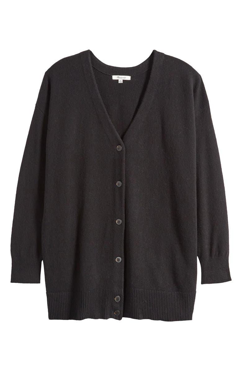 Madewell V-Neck Relaxed Merino Wool Blend Cardigan, Alternate, color, 