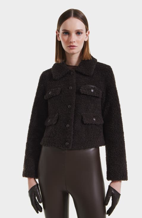 Blair Short Wool Teddy Jacket