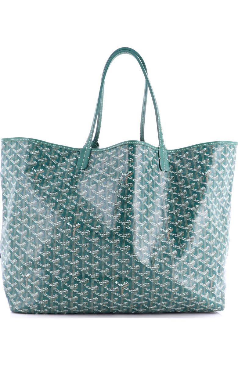Pre-Owned Goyard Saint Louis Tote Coated Canvas GM, Alternate, color, Green