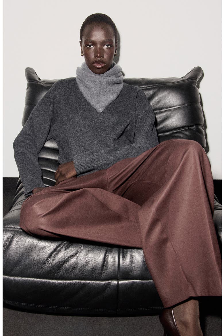 Turtleneck Sweater, Alternate, color, CHARCOAL